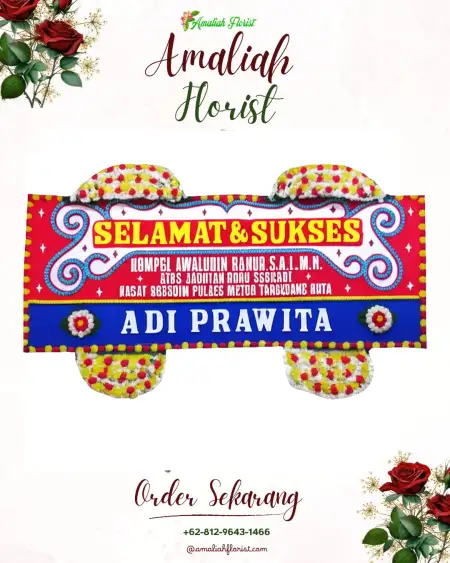 Papan Bunga Ucapan Selamat Nanga Mahap